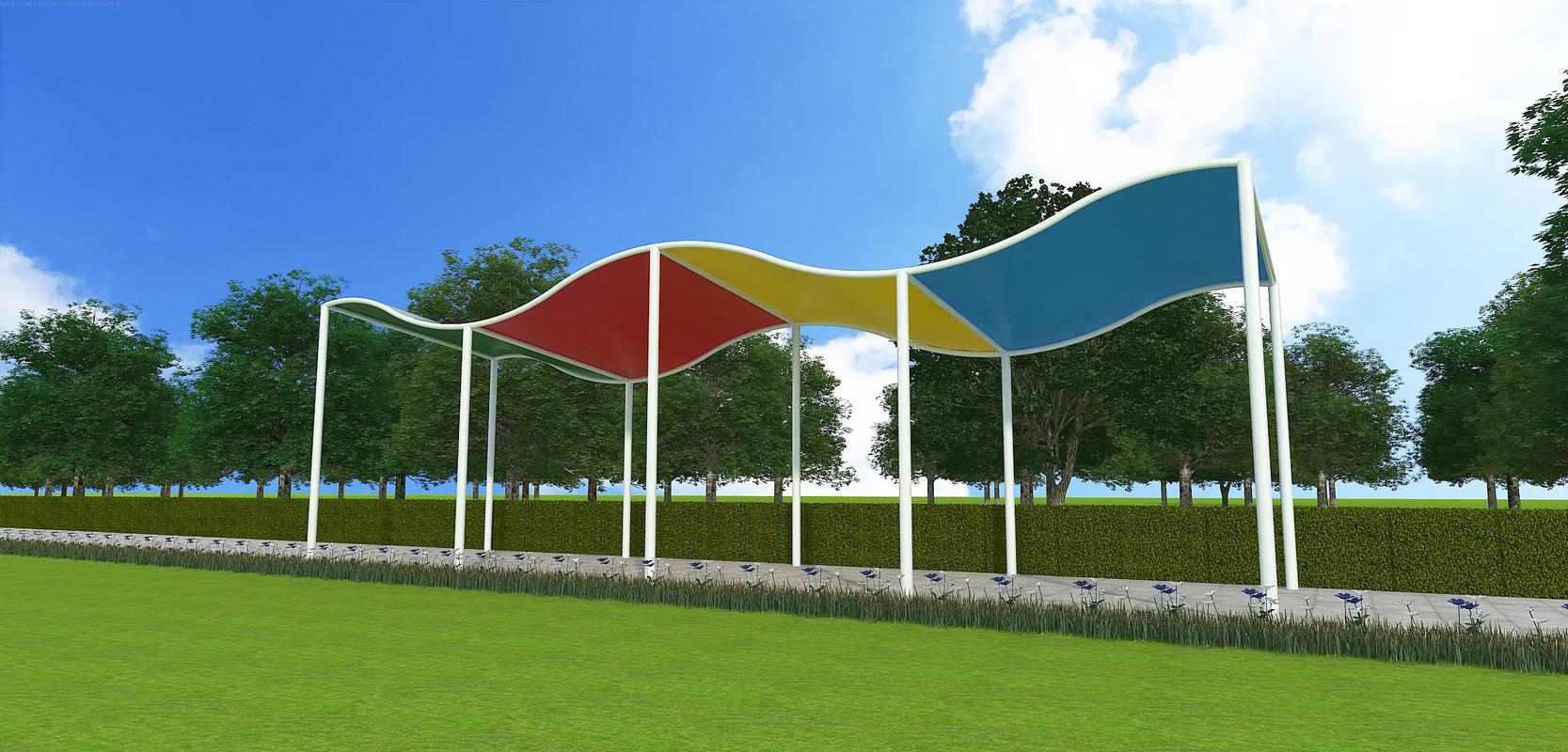 選擇秀岳膜結構，為您的戶外遮陽項目注入堅實保障